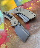 Koch Tools Co Kansept EDC Pocket Knife Korvid M - Desert Sand G10