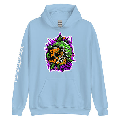 Unisex Hoodie - Skull & Rose