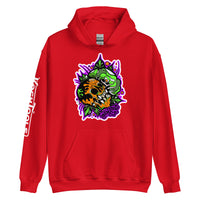 Unisex Hoodie - Skull & Rose